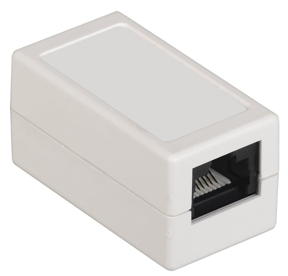 IEK ITK Проходной адаптер кат. 6 UTP тип RJ45-RJ45 CS70-1C06U