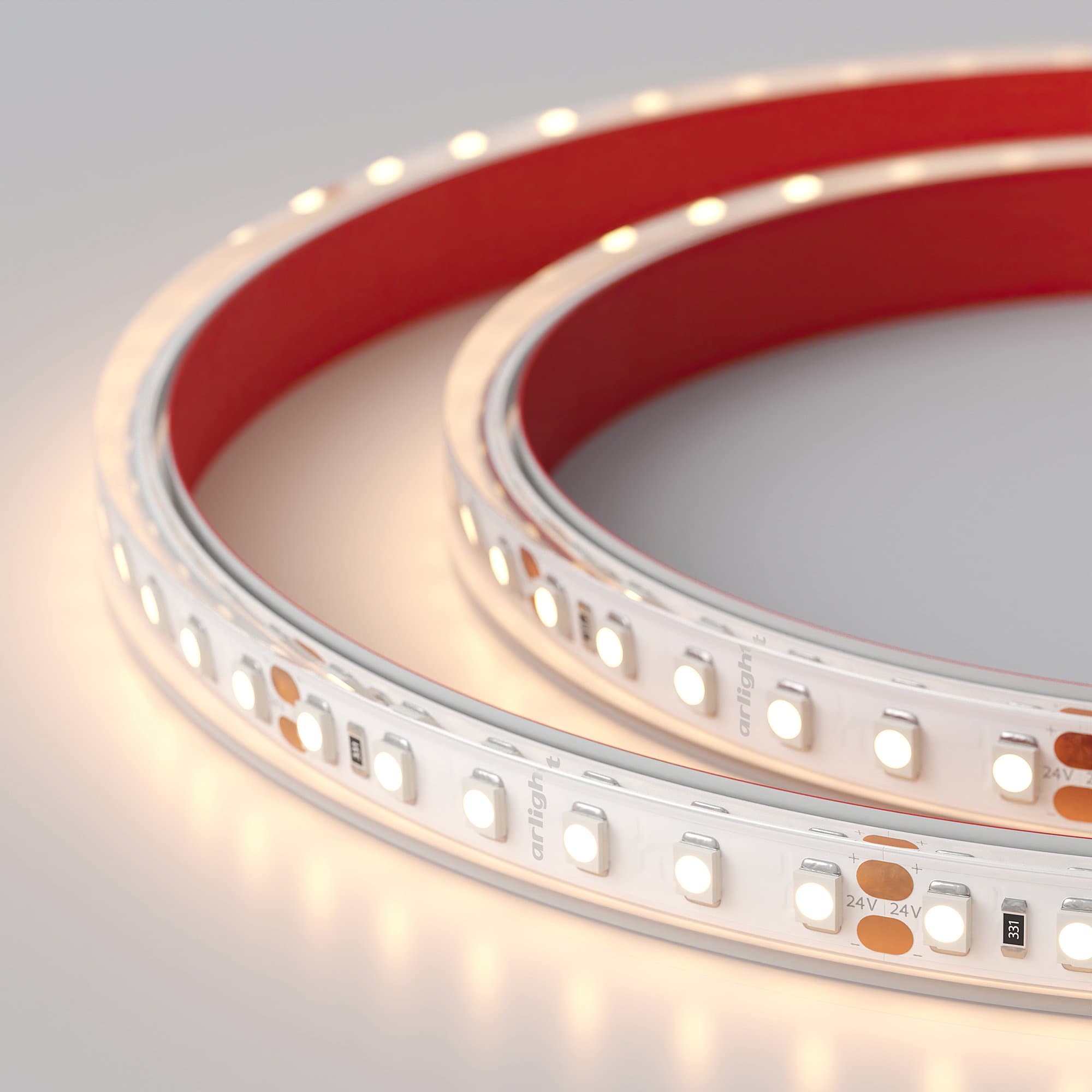 Arlight Светодиодная лента RTW 2-5000PS-50m 24V Warm2700 2x (3528, 120 LED/m, LUX) (9.6 Вт/м, IP67) 024579 — миниатюра 3