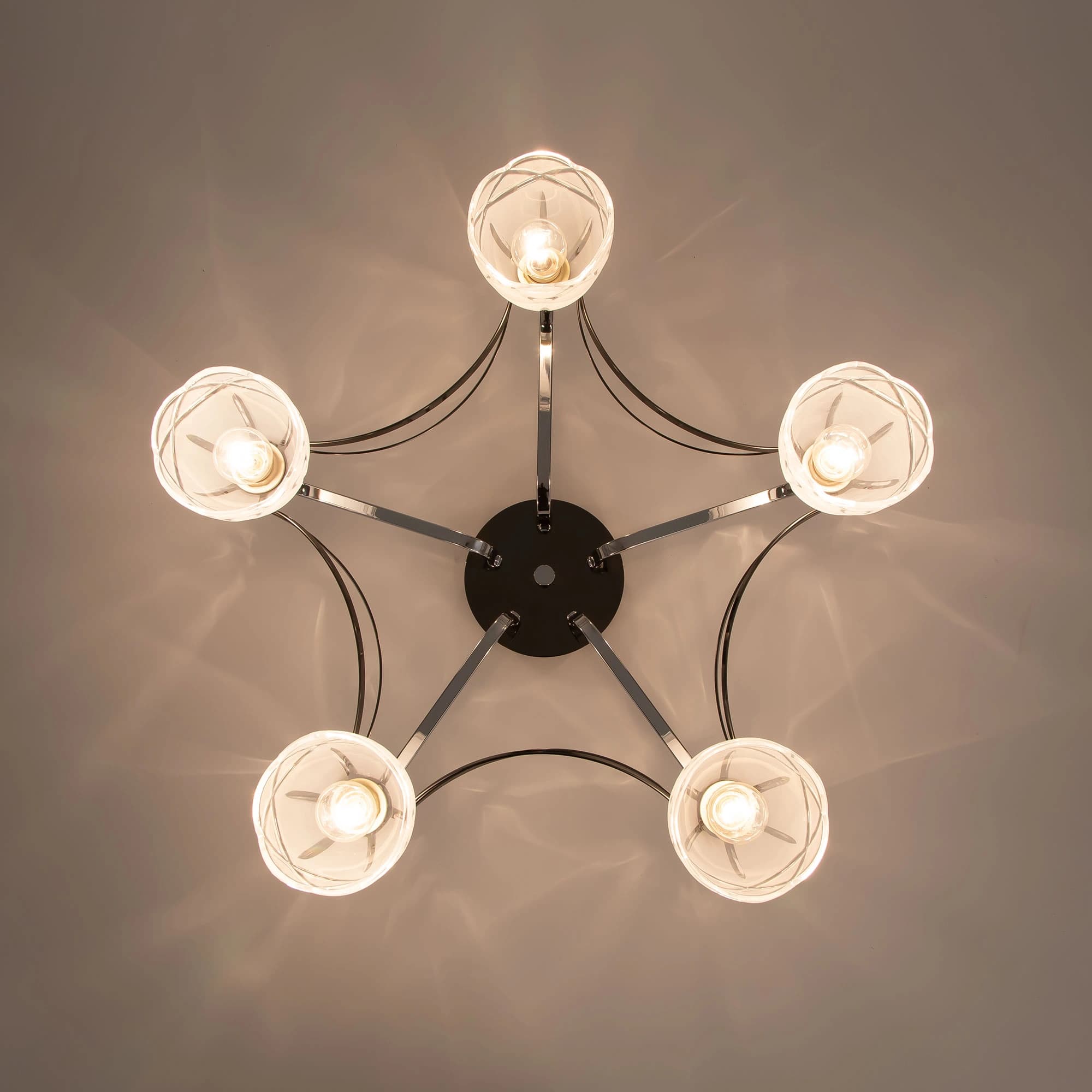 Citilux CL147151 Сандра Черн.Хром+Хром  Светильник Потолоч. — миниатюра 6