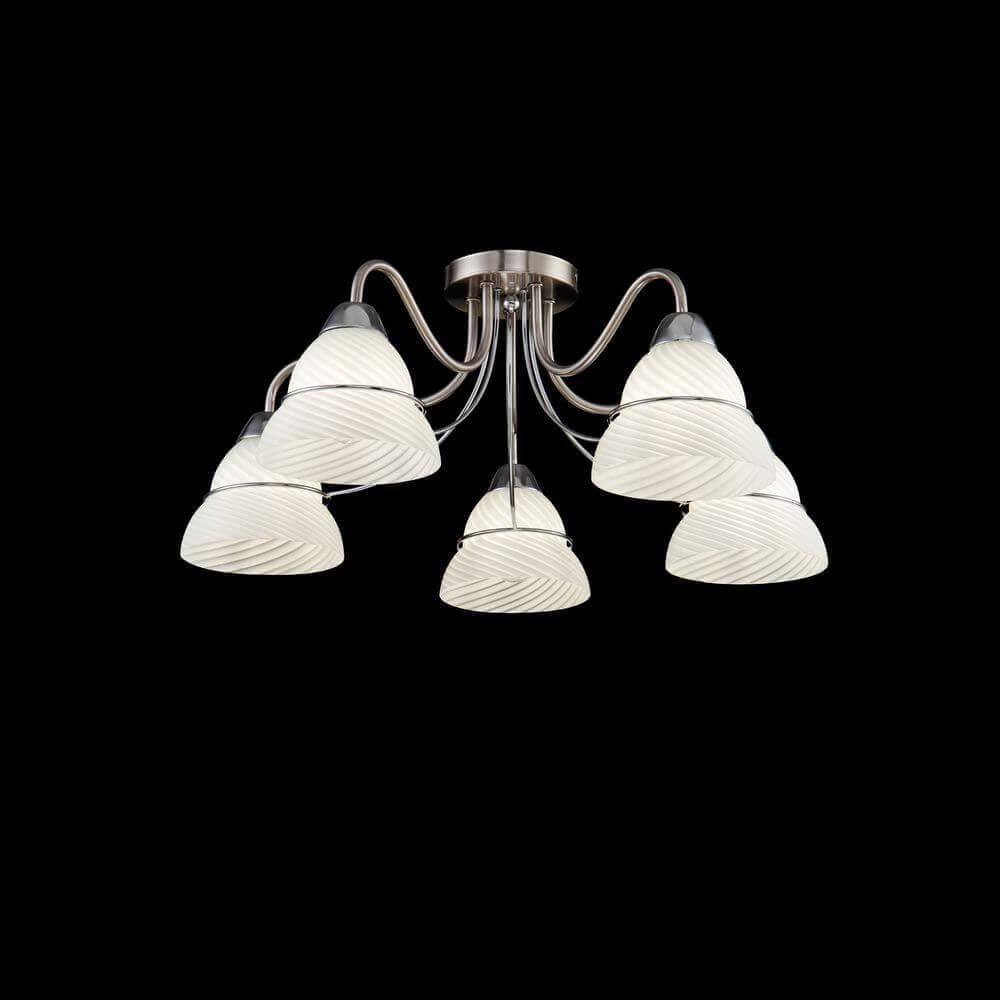 Freya Classic Berta Никель Люстра E27 60W FR2013CL-05N — миниатюра 3