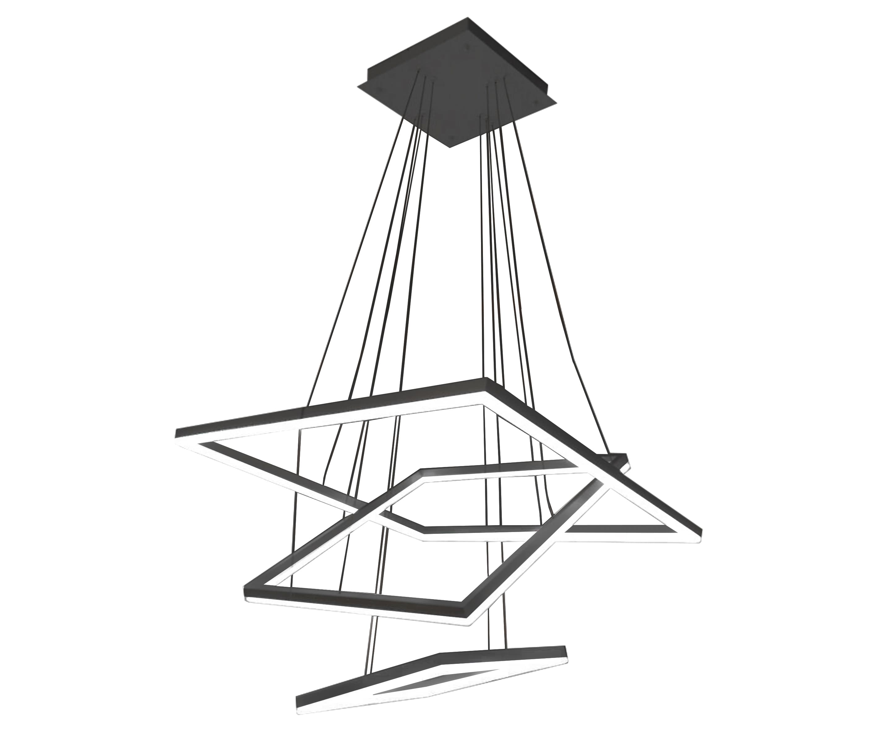 Kink Light 08201,19(4000K) Подвес Альтис черный w80+60+40 h200 Led 110W (4000К)
