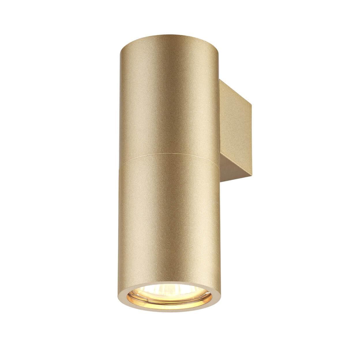 Odeon Light 3828/1W ODL20 204 золотистый/металл Настенный светильник GU10 50W DUETTA — миниатюра 1