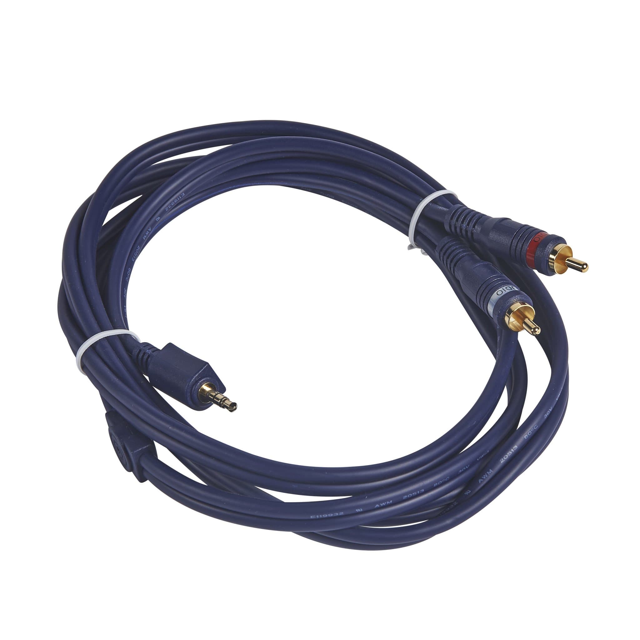 Legrand VDI Кабель стерео 3.5мм штекер 2RCA штекер Y 2м 039869