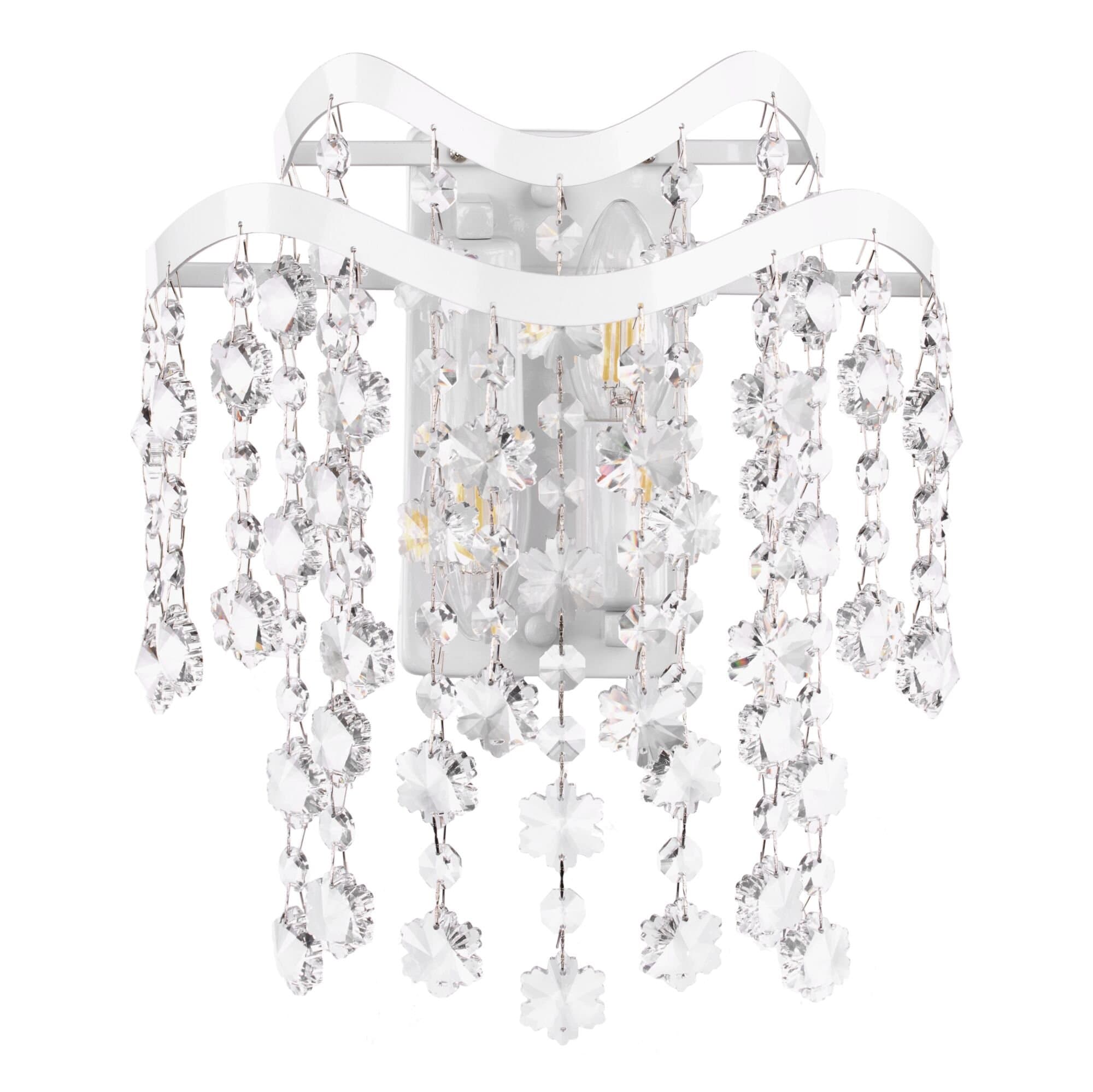 Freya Crystal Charlotte Белый Бра E14 40W FR1001WL-02W — миниатюра 3