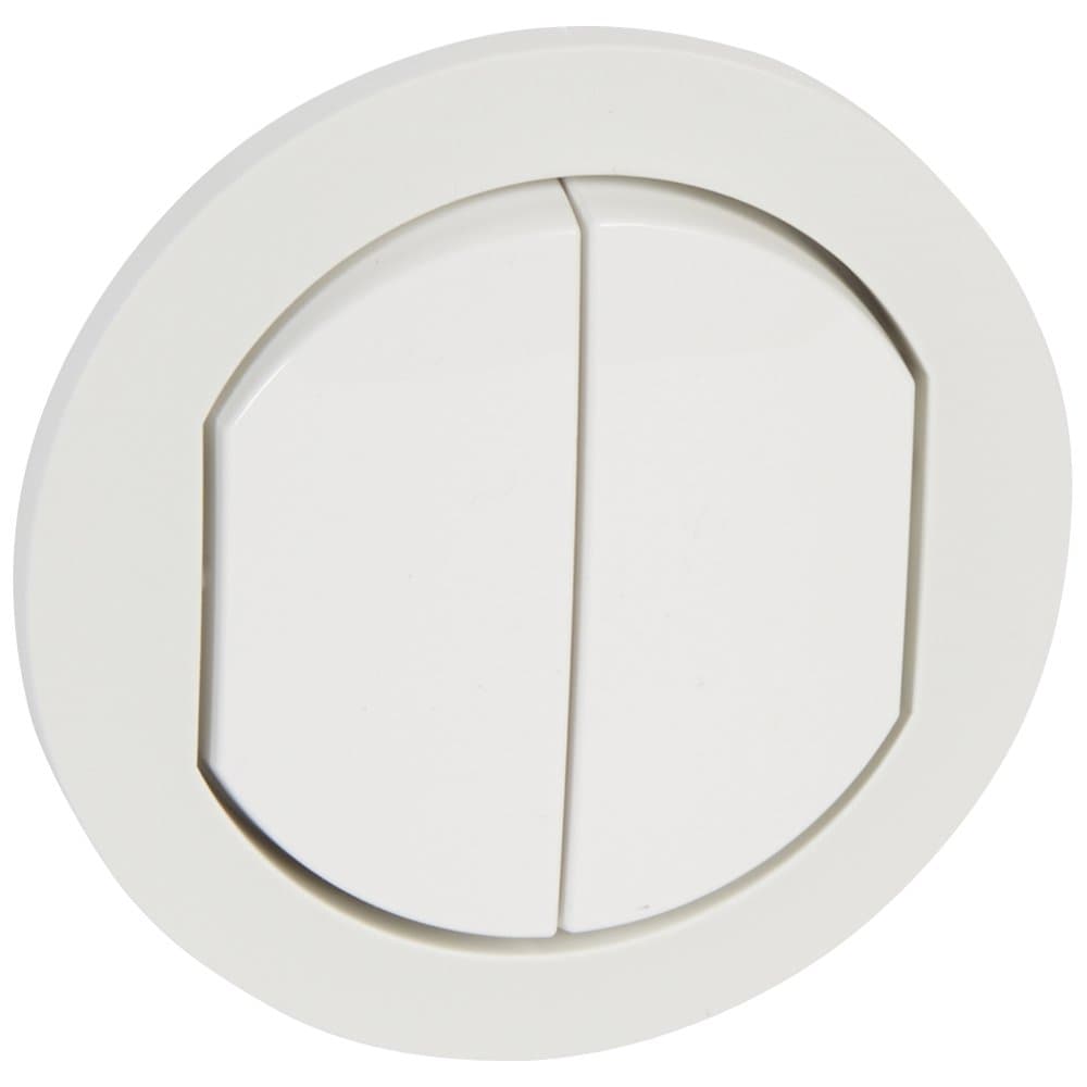 Legrand Celiane Бел Клавиша 1-я с подсв. IP44 067803 — миниатюра 2