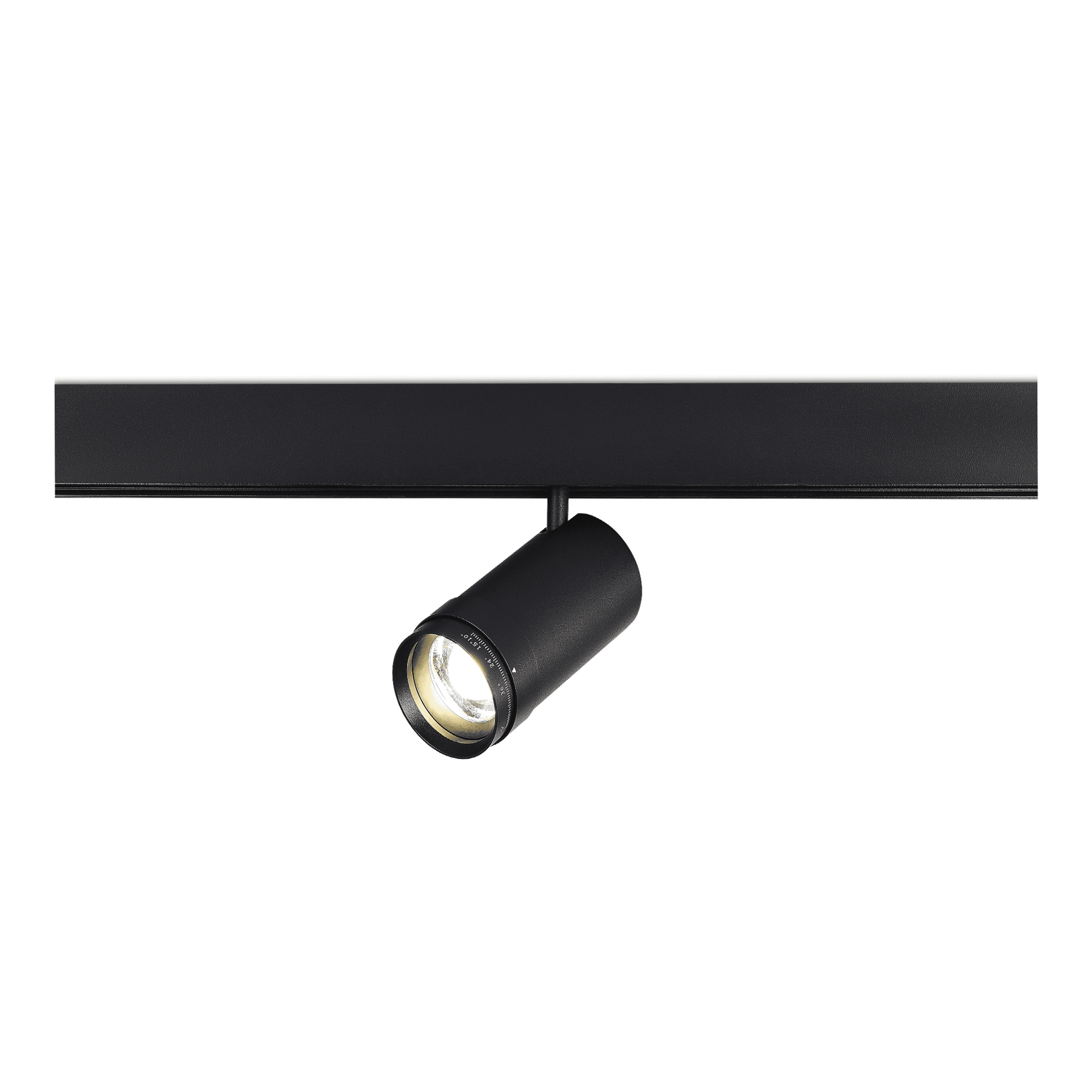 ST LUCE ST357.446.20 Магнитный трековый светильник ZOOM Черный LED 1*20W 4000K Lm Ra90 10-55° IP20 D60xH170 48VV