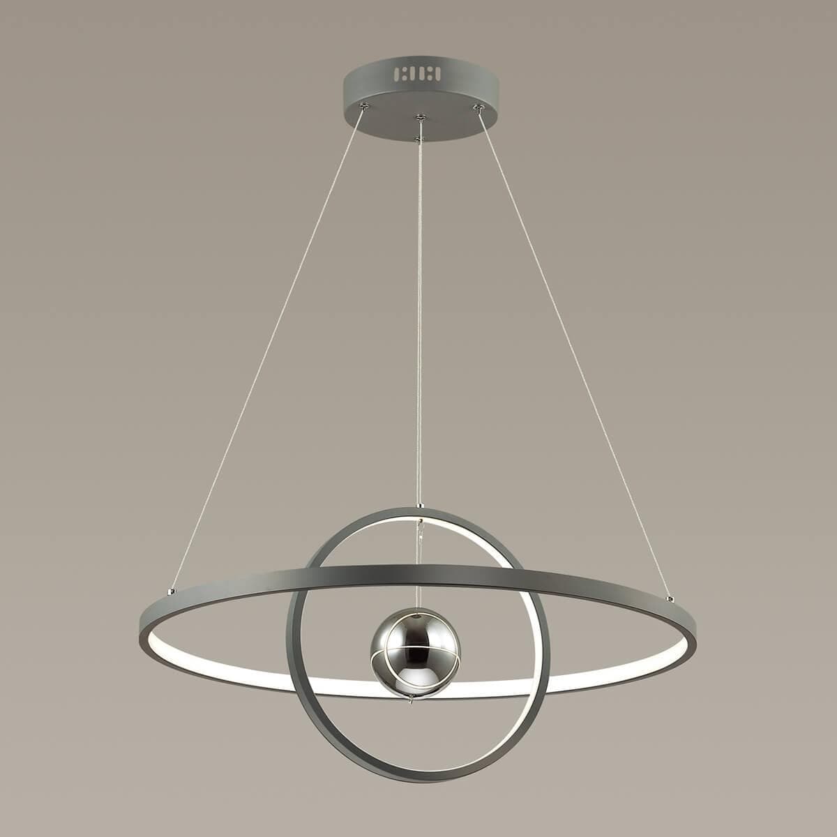 Odeon Light 4031/40L ODL18 75 черный/хром Люстра IP20 LED 40W 220V LOND — миниатюра 2