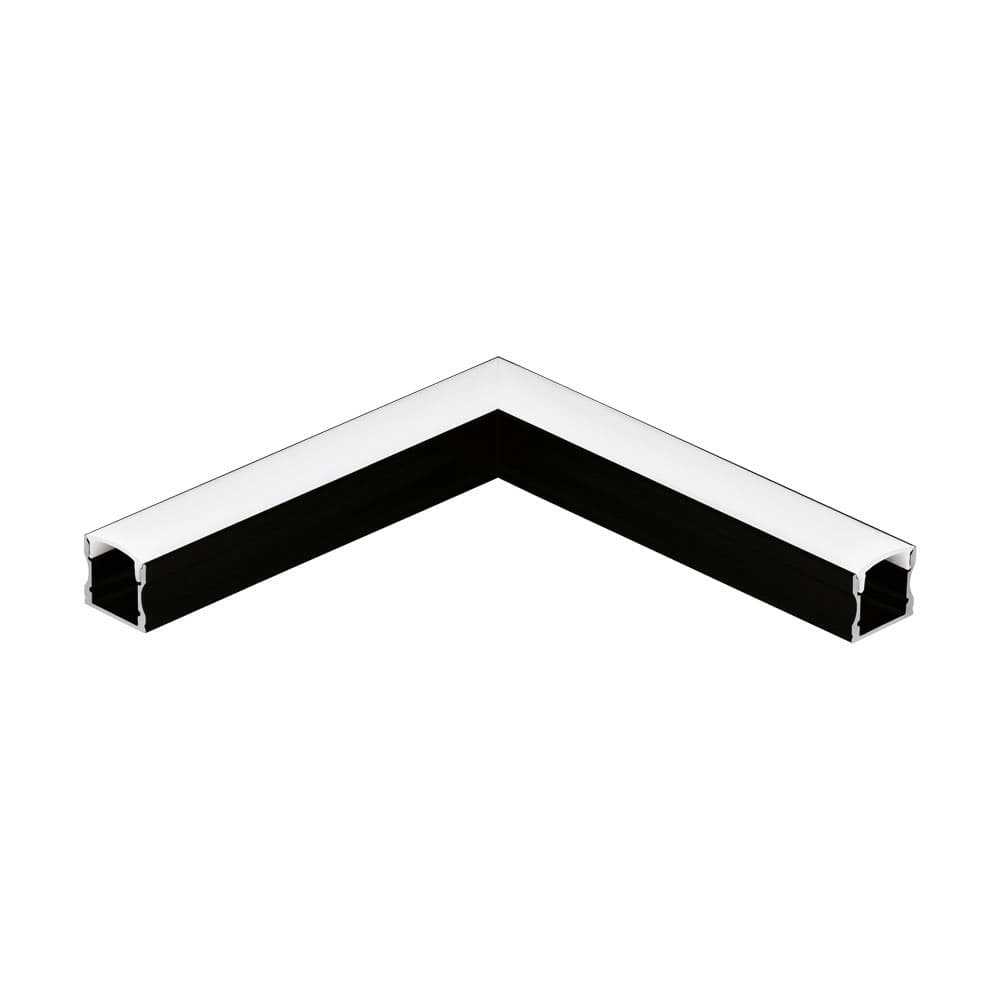 Eglo 98929 Профиль угловой SURFACE PROFIL 2 к арт 98927, L110, алюминий, черный/пластик, белый