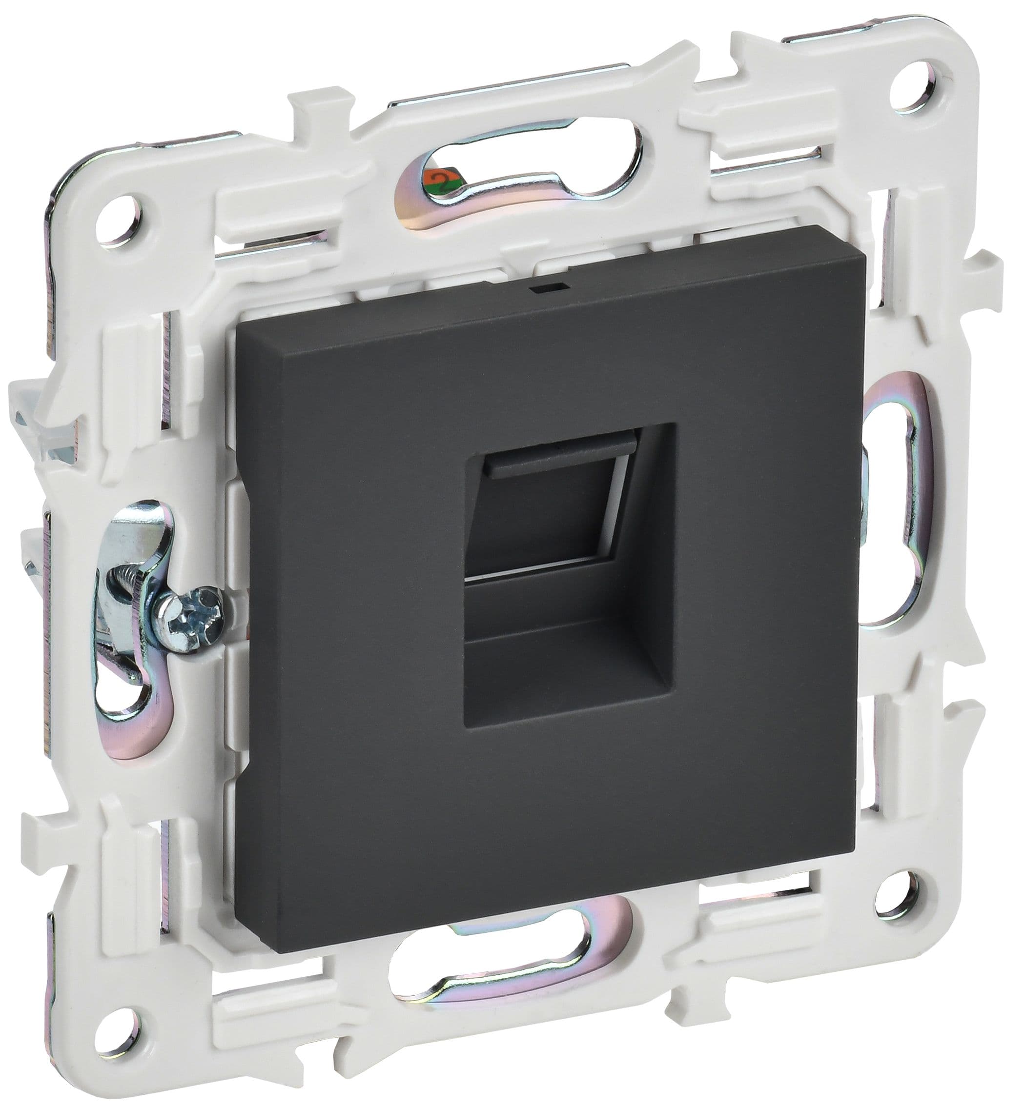 IEK SKANDY Графит Розетка компьютерная RJ45 кат.6 SK-K02G