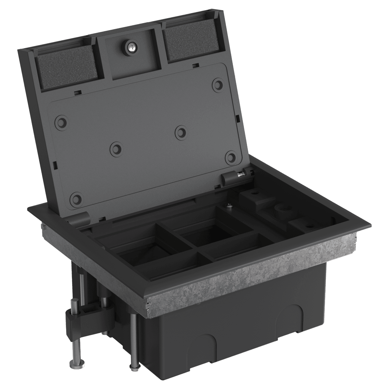 Systeme Elecrtic MultiDesk Люк на 8 модулей IP40 для фальшпола с монтажной коробкой, тип MDK10 — миниатюра 6