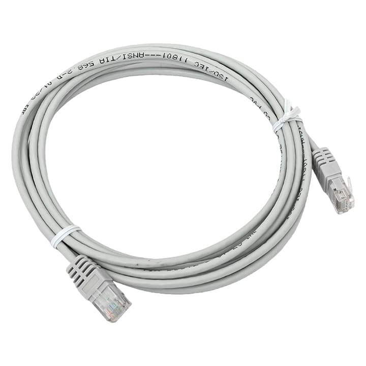 EKF Патч-корд TERACOM PRO Cat.5E неэкранированный UTP оболочка PVC серый (3,0м)