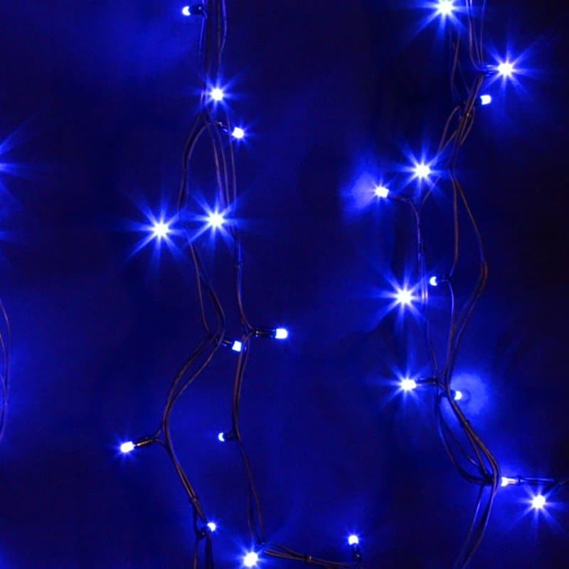 NEON-NIGHT Гирлянда модульная "Дюраплей LED" 20м 200 LED черный каучук Синий 315-153 — миниатюра 1