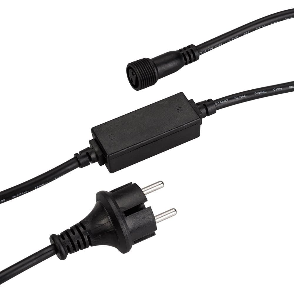 Arlight Шнур питания ARD-CLASSIC-STD-1.5M Black (230V, 1.6A) (Ardecoled, Закрытый) 025883 — миниатюра 1