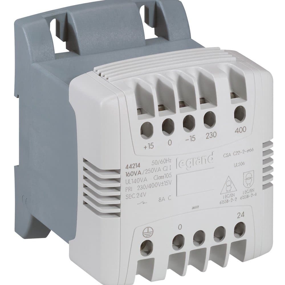 Legrand Трансформатор однофазный 230/24В 160ВА 044214