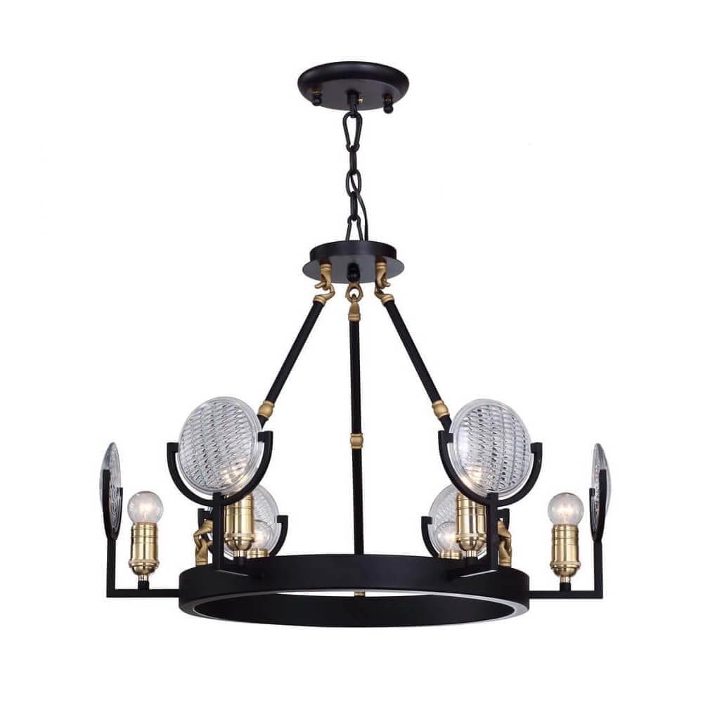 Favourite Fara Черная/Прозрачная Люстра 6*E27*40W 1721-6PC