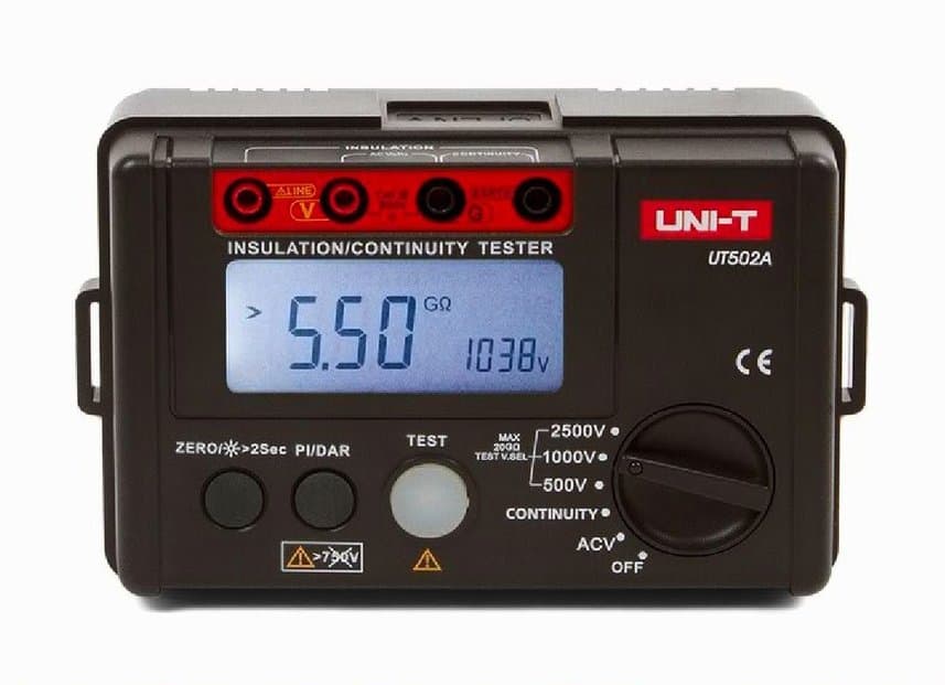 Измеритель сопротивления изоляции UNI-T UT502A Rexant 13-0044 — миниатюра 1