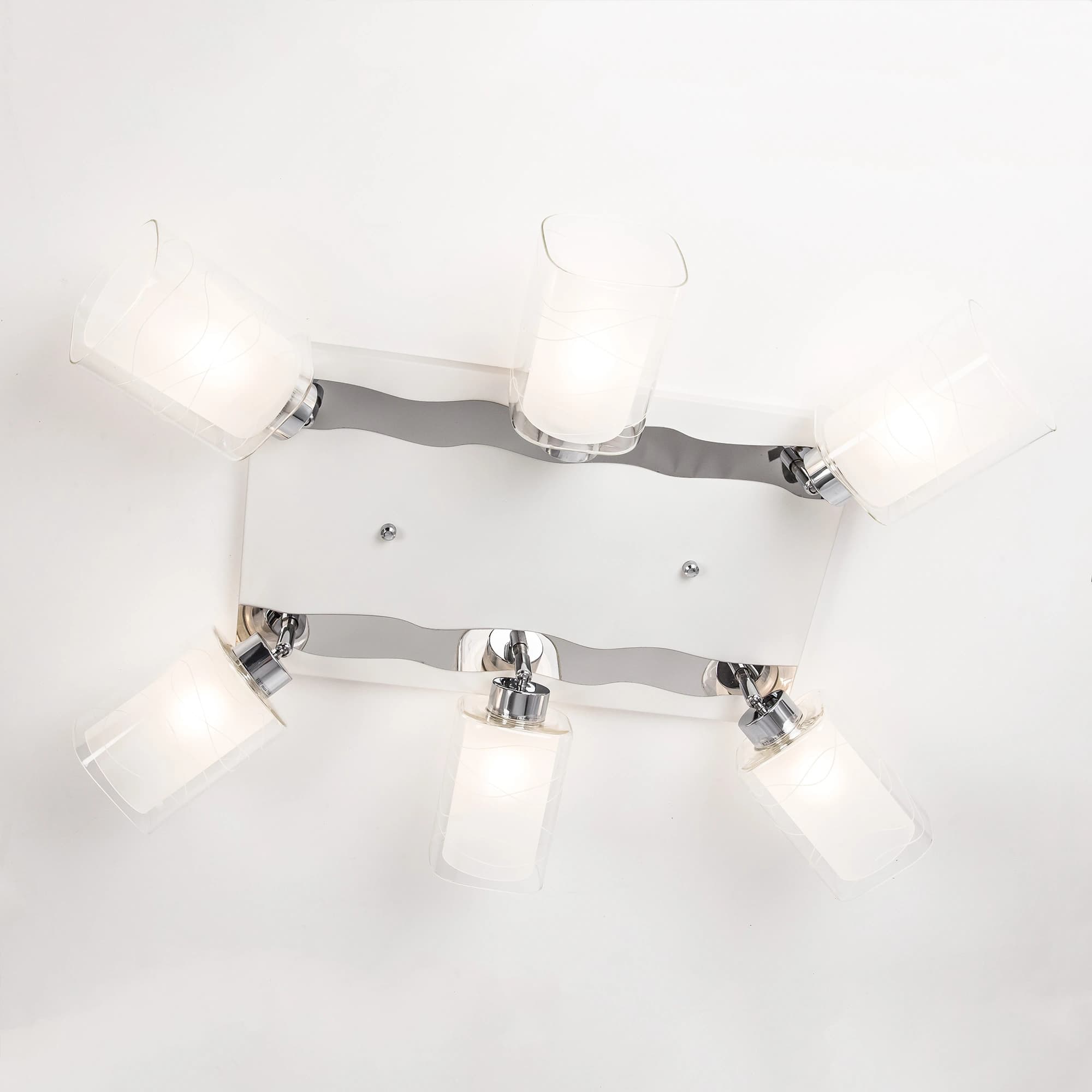 Citilux CL160161 Прима Белый+Хром Светильник Люстра — миниатюра 6