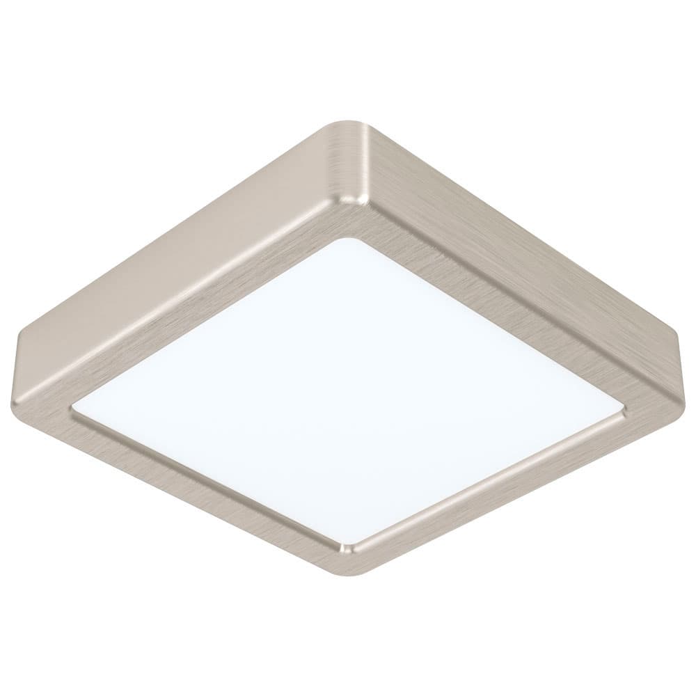 Eglo 99252 Светодиодный накладной светильник FUEVA 5, 10,5W (LED), 160х160, H28, 1350lm, 4000K, сталь, никель