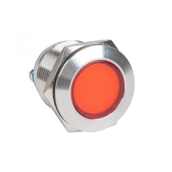 EKF PROxima Лампа красная сигнальная S-Pro67 19 мм 24В