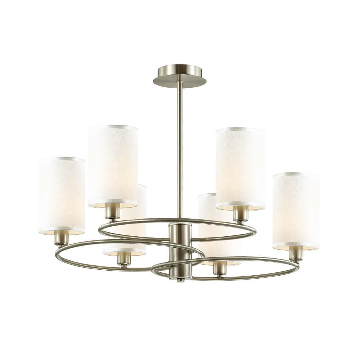 Lumion 4431/6C LN20 042 никель, белый Люстра потолочная E14 6*40W 220V AVERY — миниатюра 1