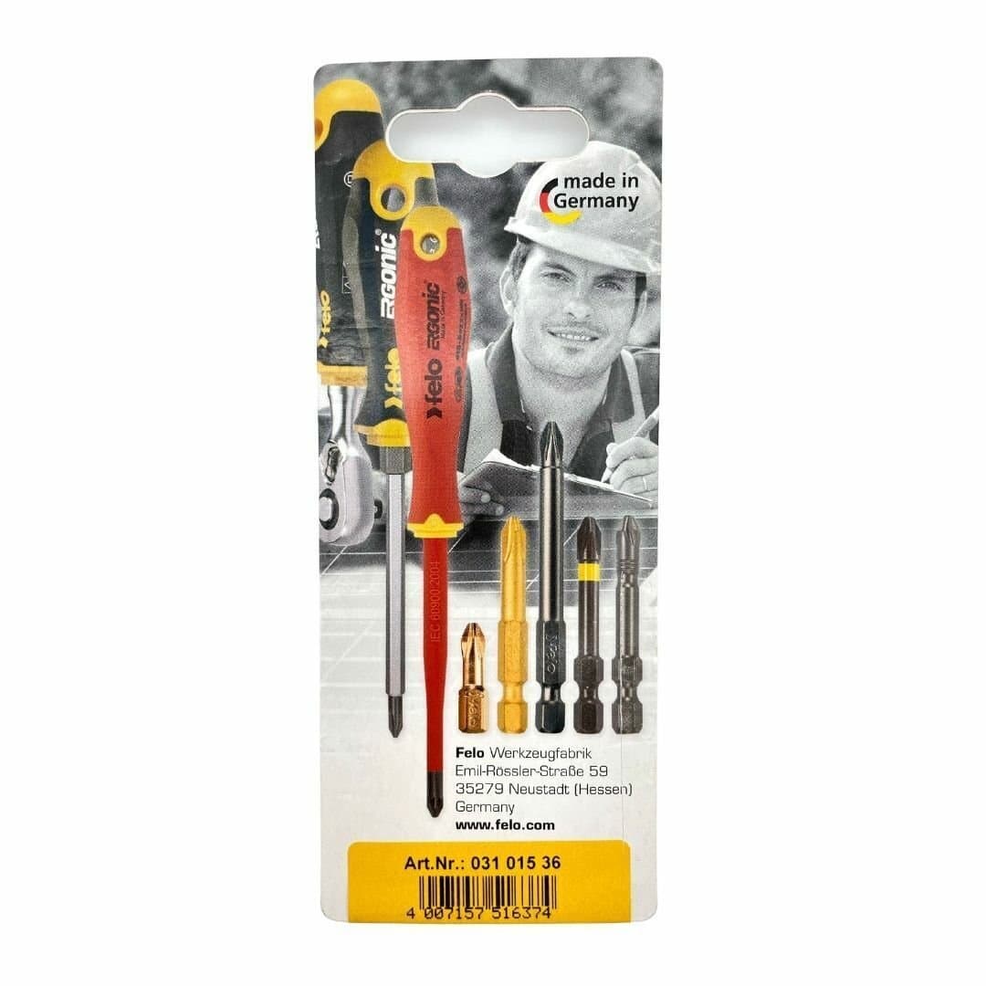 Felo Бита крестовая PZ 1X50, серия Industrial, 2 шт в блистере 03101536 — миниатюра 2