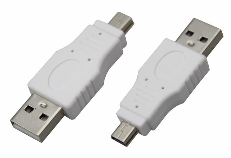 Переходник штекер USB-A (Male) - штекер Mini USB (Male) Rexant 18-1174 — миниатюра 1
