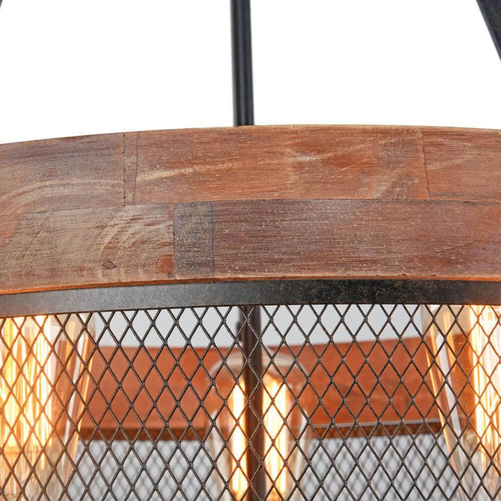 Freya Loft Vittoria Черный Подвесной светильник E27 60W FR4561-PL-05-B — миниатюра 8