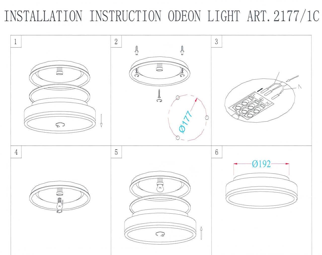 Odeon Light Светильник потолочный IP44 E27 60W Yun 2177/1C ODL11 424 хром — миниатюра 4