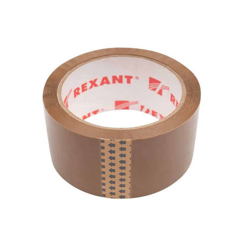 Скотч упаковочный 48мм x 66м., 50мкм, коричневый Rexant 09-4212