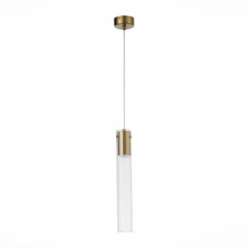 ST LUCE  SL1229.303.01 Подвес Латунь/Прозрачный GU10 1*5W