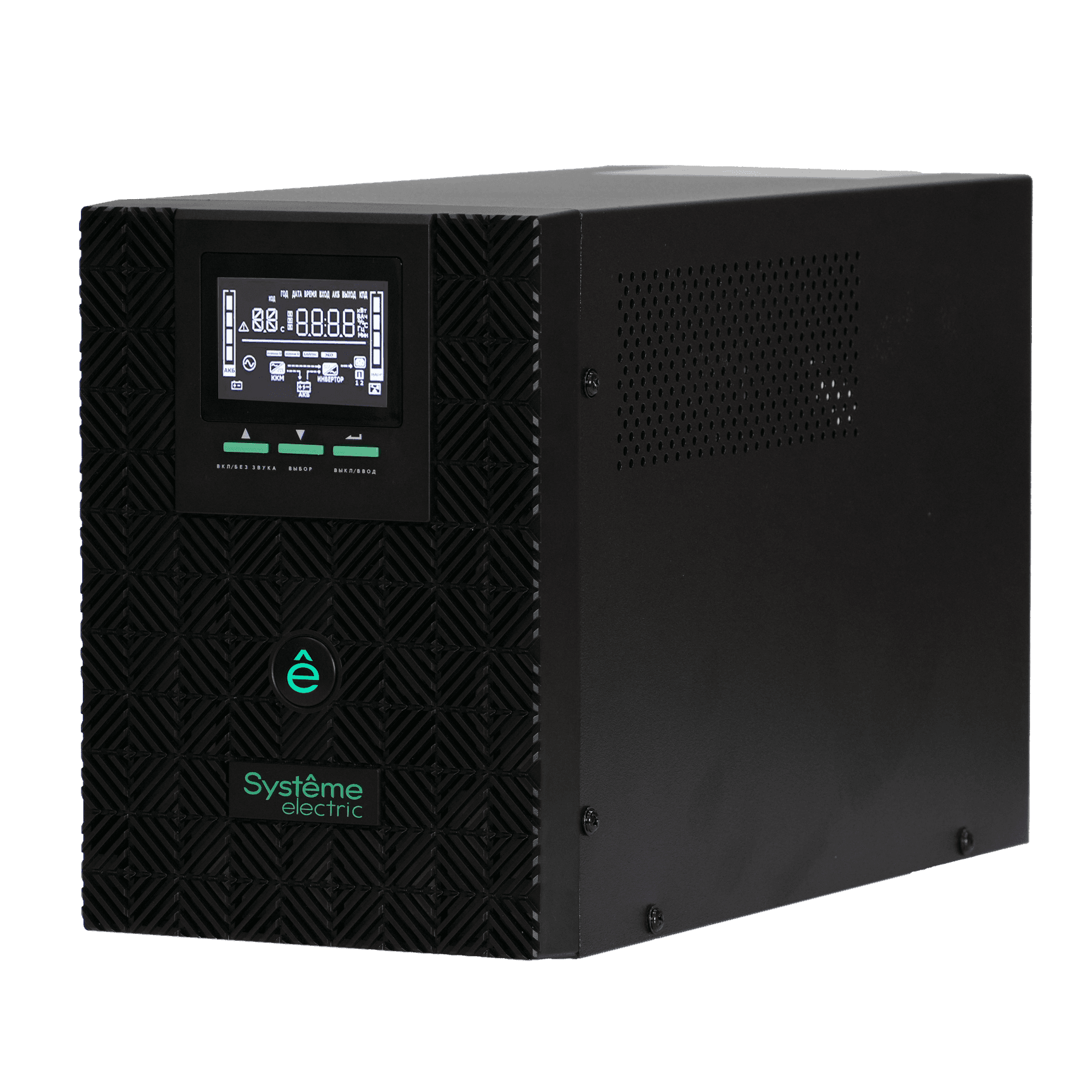 ИБП Smart-Save SMX-Tower Systeme Electric 2000 ВА, 230 В, 1:1, Внешние АКБ 48В, 6xC13 — миниатюра 2