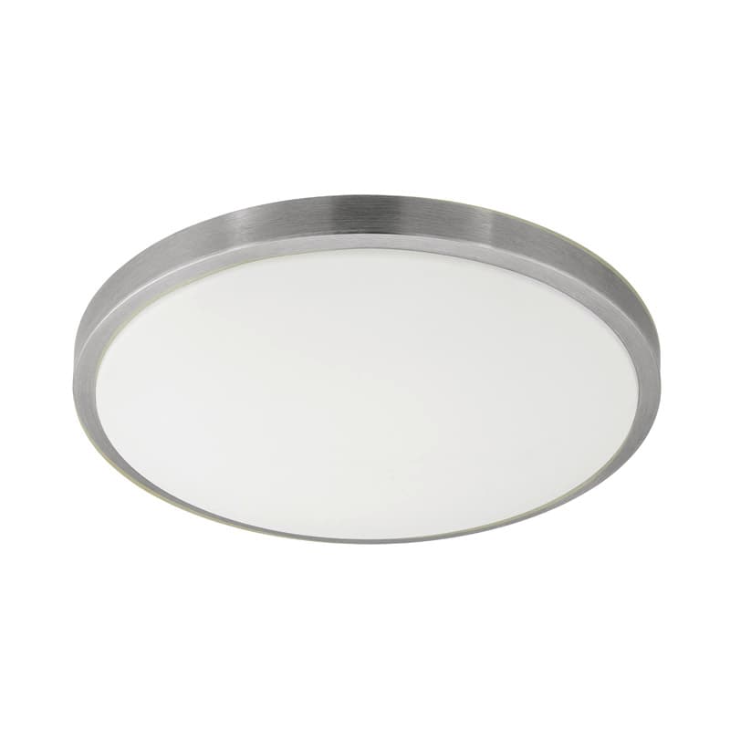 Eglo Светильник LED настенно-потолочный COMPETA 1, 24W(LED), Ø430, сталь, белый/пластик, белый, никель мат. 96034