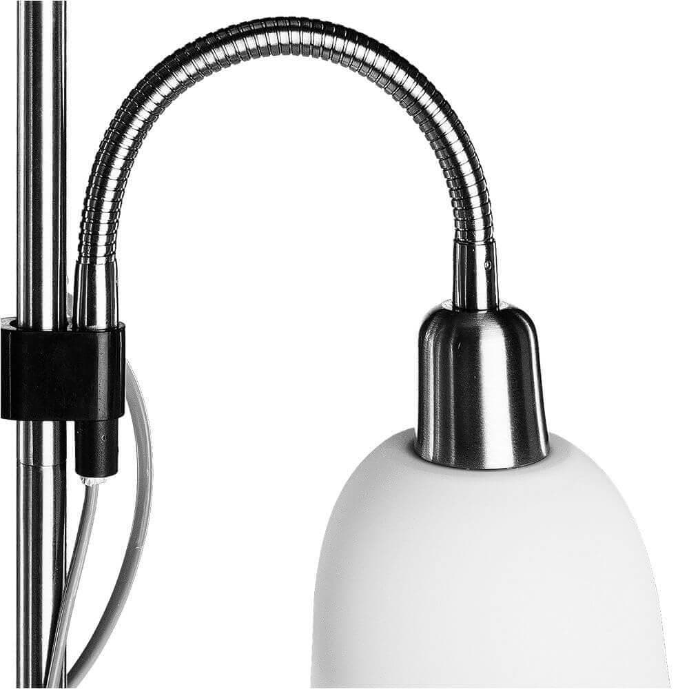 Arte Lamp Duetto Серебро/Белый Торшер 60W/25W E14/E27 A9569PN-2SS — миниатюра 5