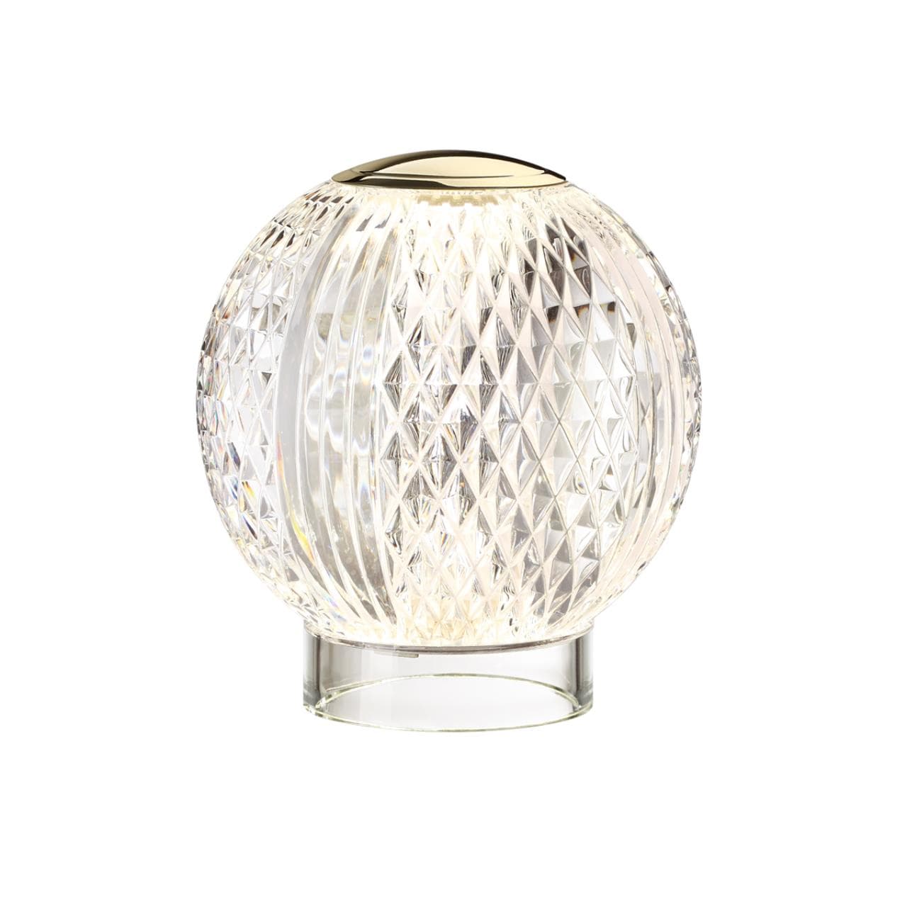 Odeon Light 5008/2TL L-VISION ODL24 золотой/металл/акрил Настольный светильник LED 2W 4000K 180лм CRYSTAL