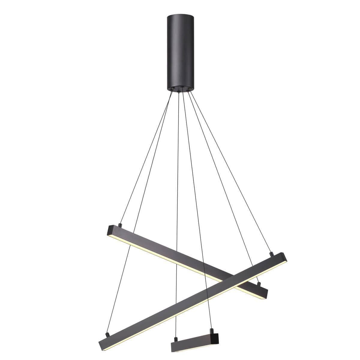 Odeon Light 3860/39B ODL20 33 черный/металл Подвесной светильник LED 3000K 39W 220V COMETA — миниатюра 1