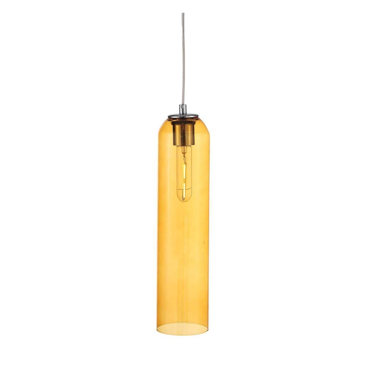 ST Luce Callana Хром/Янтарный Светильник подвесной  E27 1*60W SL1145.193.01 — миниатюра 2