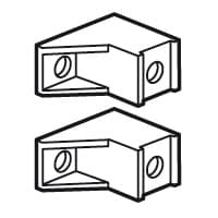 Legrand XL3 160 Комплект суппортов для клеммников IP 2x (комп=2шт.) для плоск.шин 12x2 020050