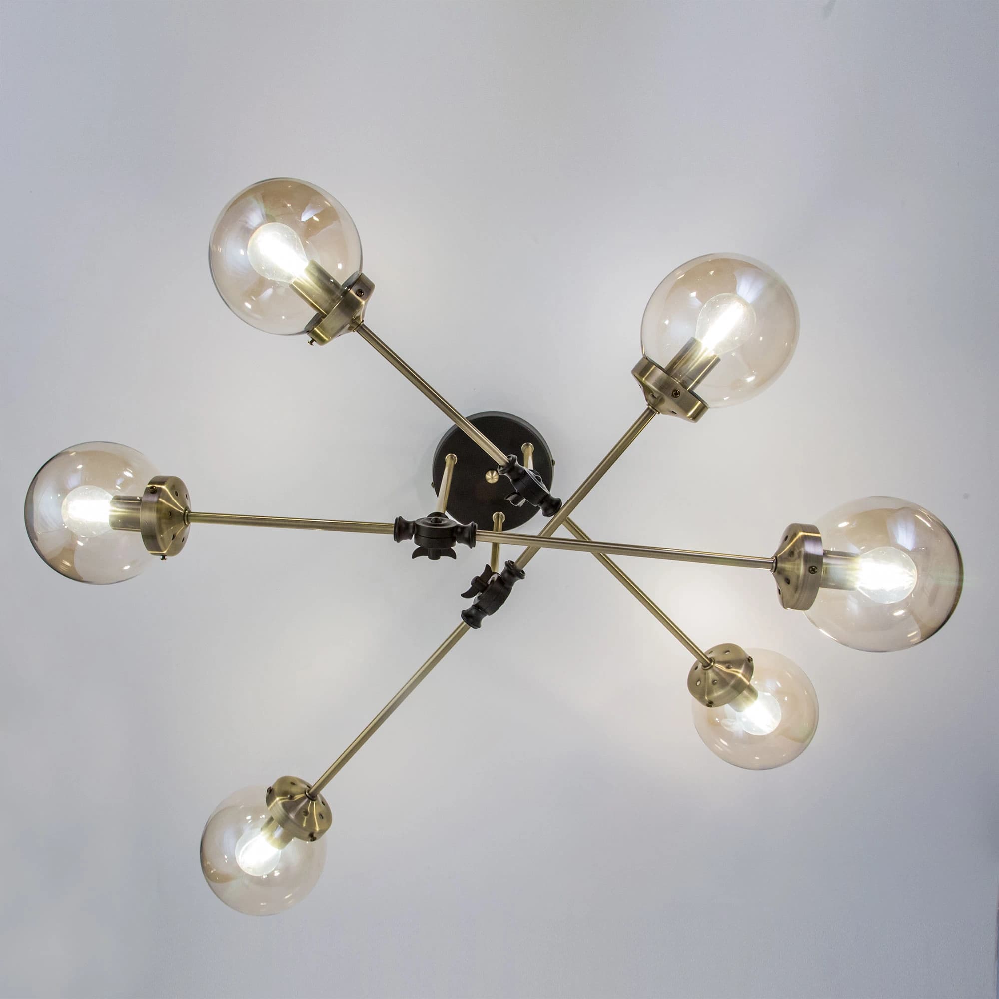 Citilux CL105165 Планета Черн+Дымч. Люстра — миниатюра 7