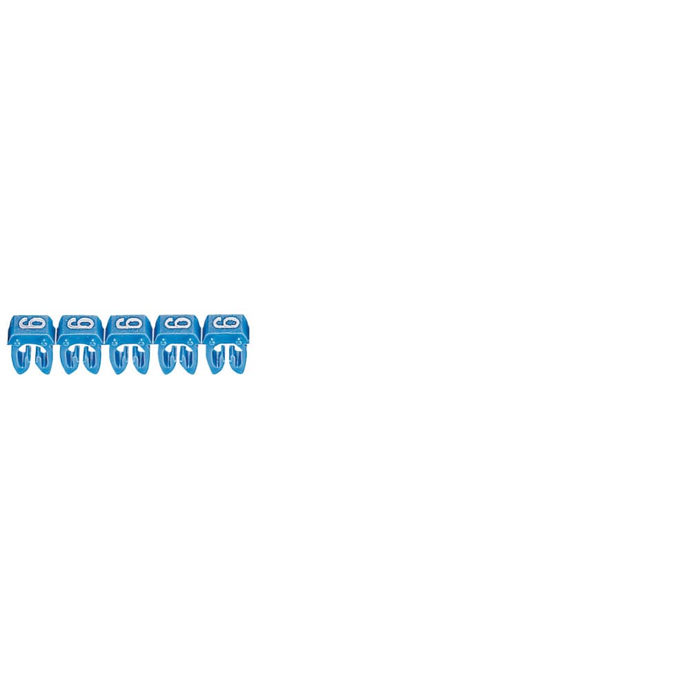 Legrand CAB3 Маркер для кабеля 6 1.5-2.5кв.мм. (голубой) (упаковка) 038226 — миниатюра 3