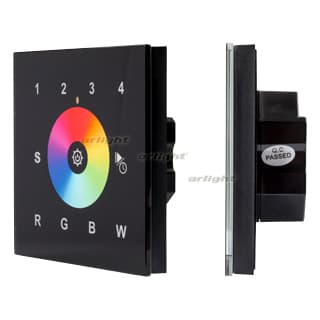 Arlight Панель SR-2300TR-IN Black (DALI, RGBW) (-) 020242