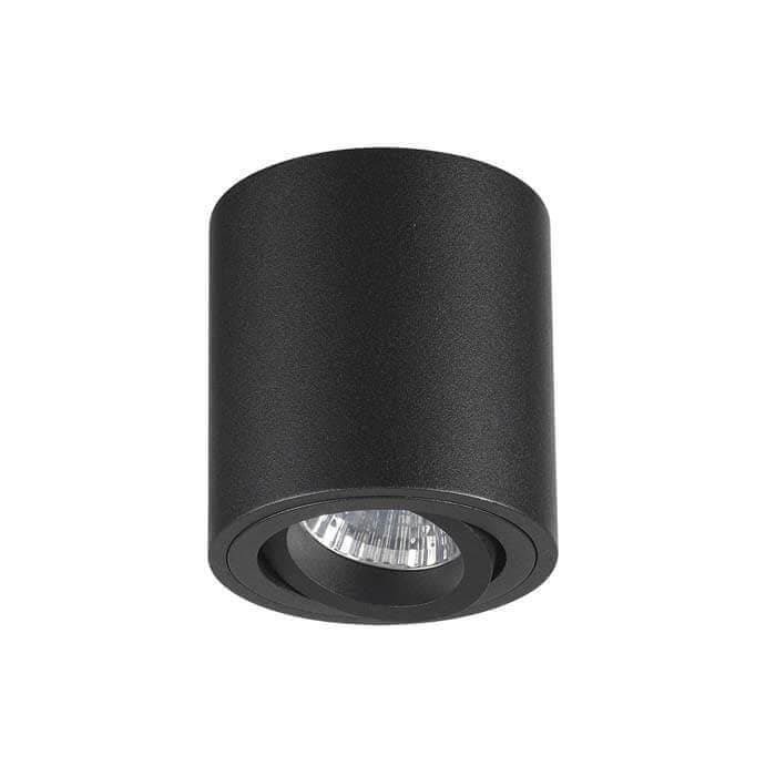 Odeon Light 3568/1C ODL18 117 черный Потолочный накладной светильник IP20 GU10 50W 220V TUBORINO
