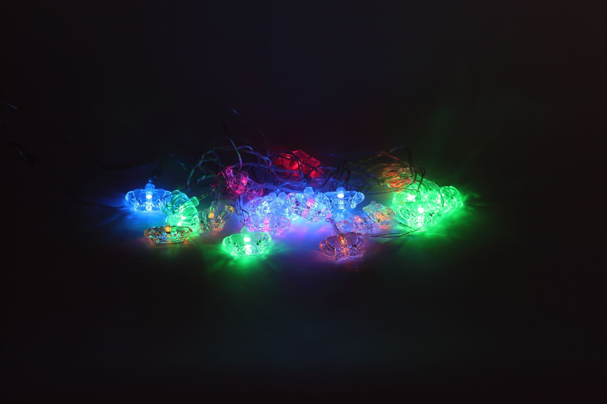 ЭРА ENIN-3K Гирлянда LED Нить Короны 3 м мультиколор, 220V, IP20 — миниатюра 2