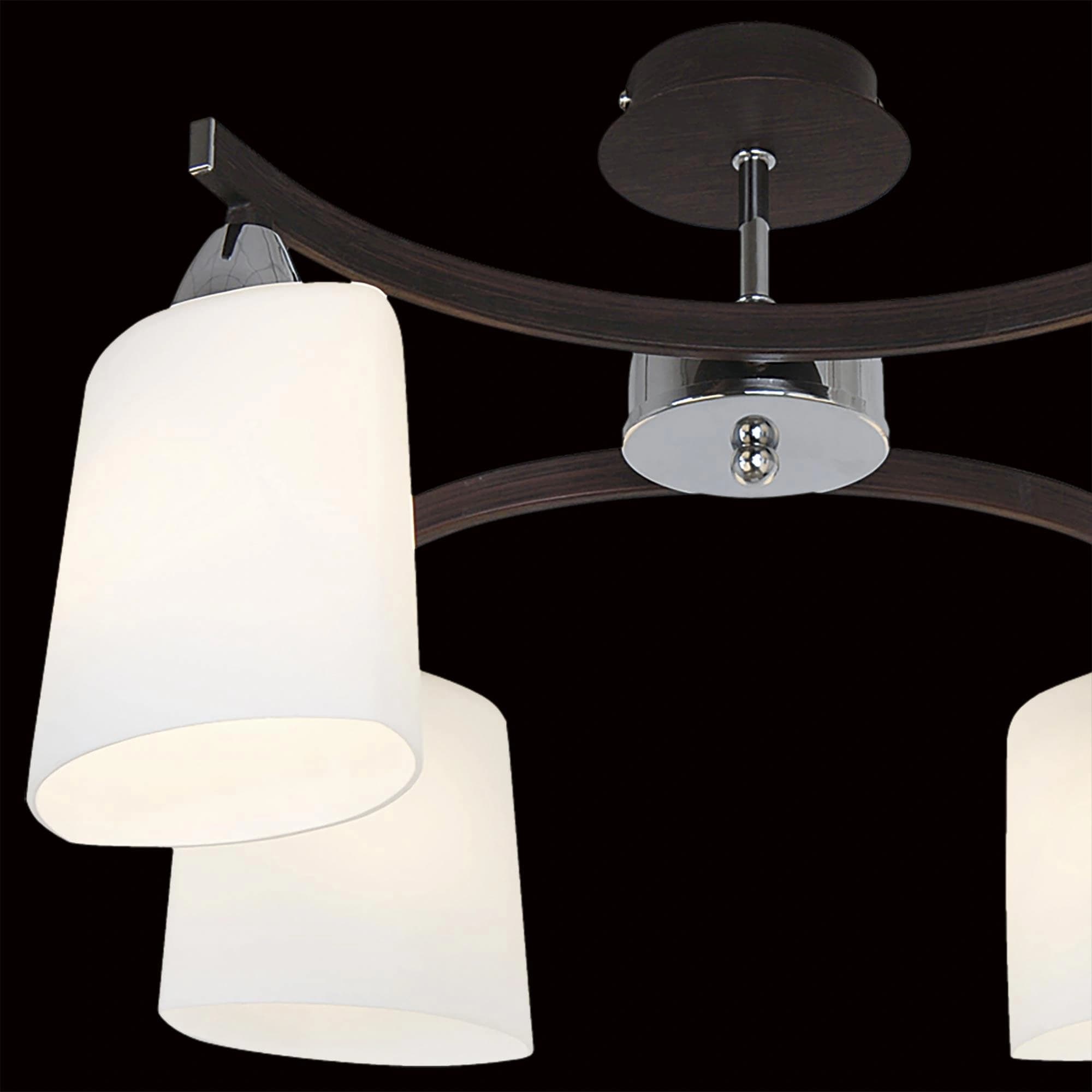 Citilux CL138141 Астра Хром+Венге Светильник Люстра — миниатюра 3