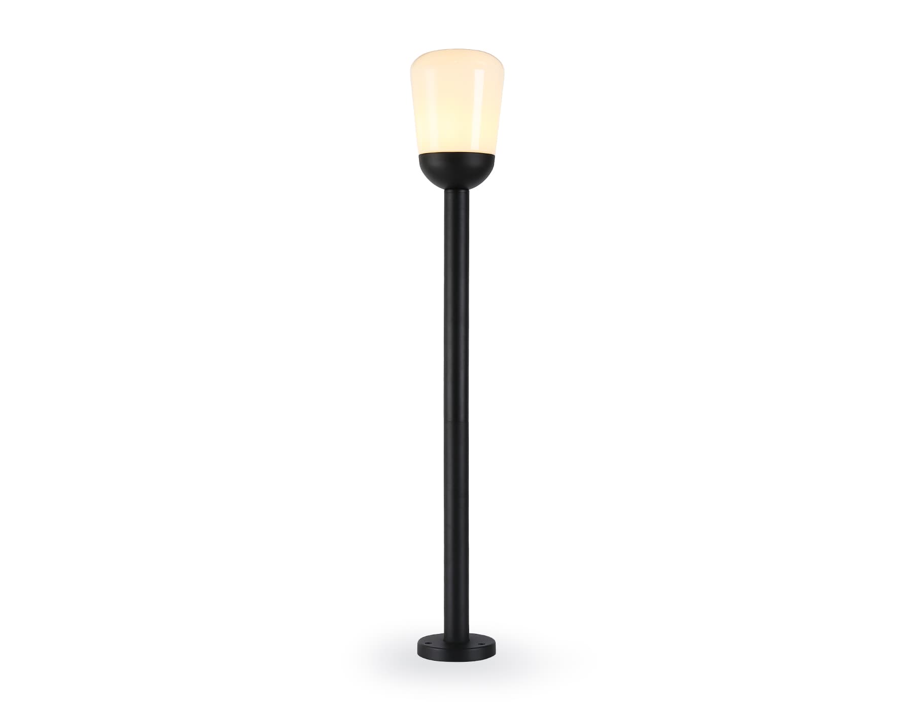 Ambrella Светильник уличный ландшафтный ST2095 BK/FR черный/белый матовый IP54 E27 max 40W D150*950