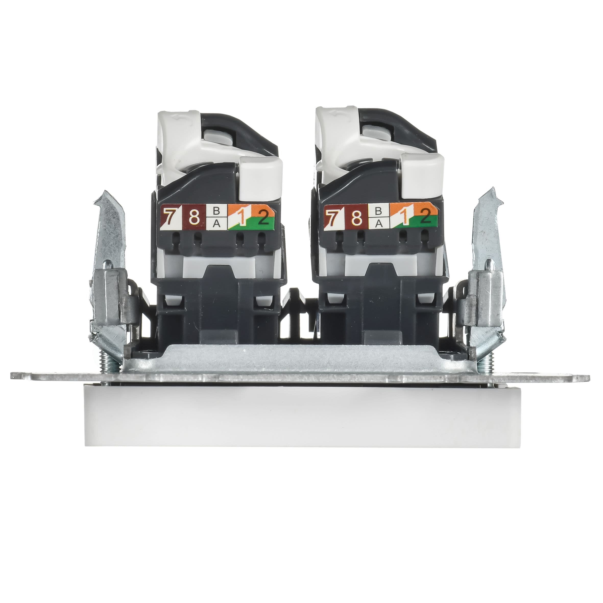 IEK BRITE Роз. комп. 2-ая RJ45 кат.6 РК11-2-БрАБ а/б — миниатюра 5