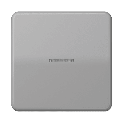 JUNG Клавиша для KNX кнопки, 1 группа с окошком дюропласт серый CD101KO5GR
