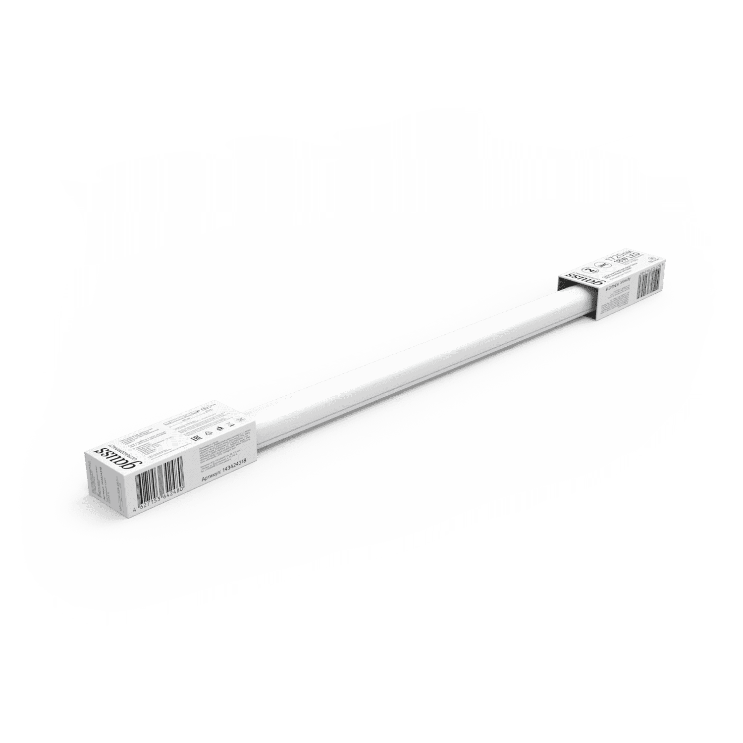 Gauss Светильник линейный ULTRACOMPACT 18W 1720lm 6500K 185-265V IP65 590*40*30мм LED 143424318 — миниатюра 3