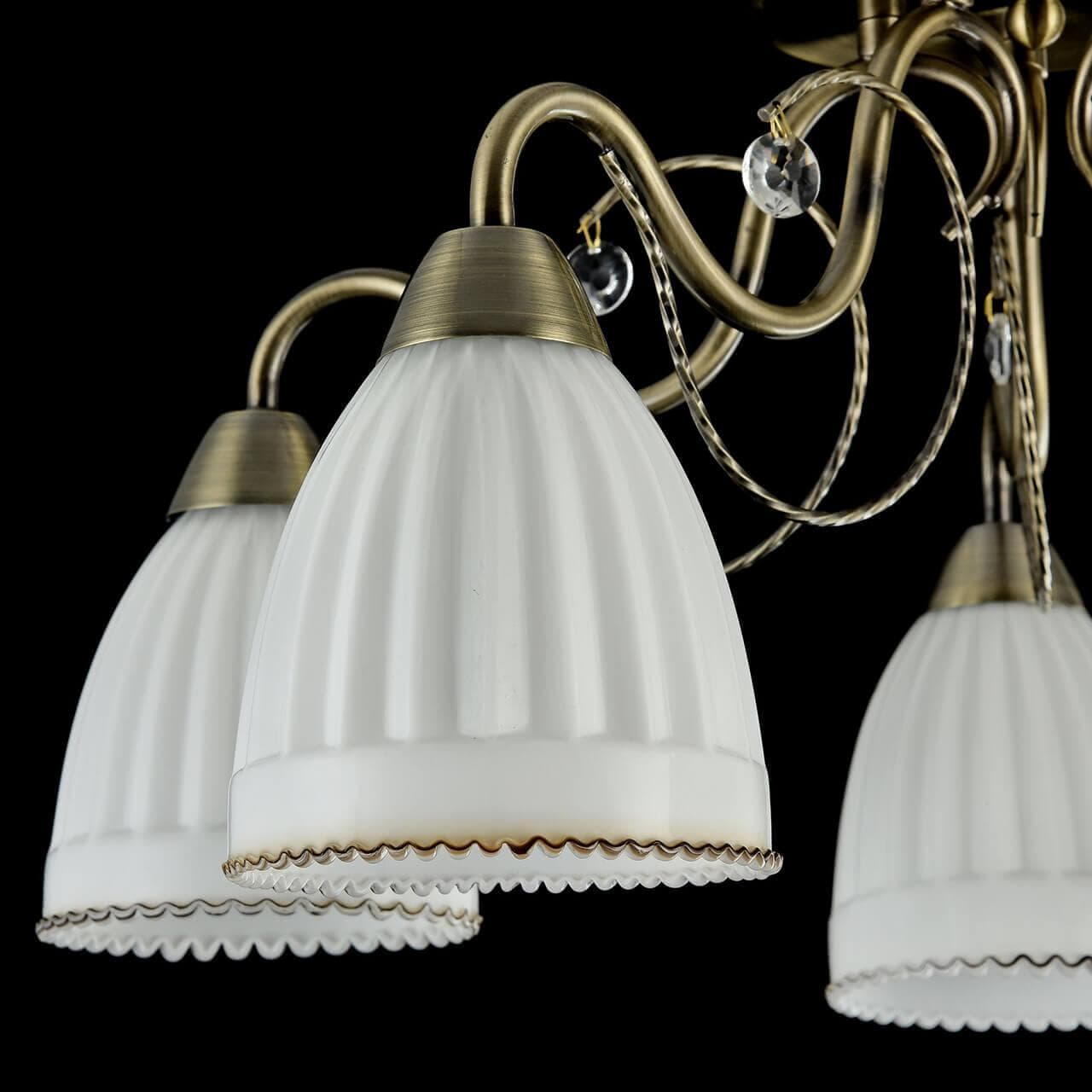 Freya Classic Letizia Бронза Потолочный светильник E14 40W FR2757-PL-05-BZ — миниатюра 9