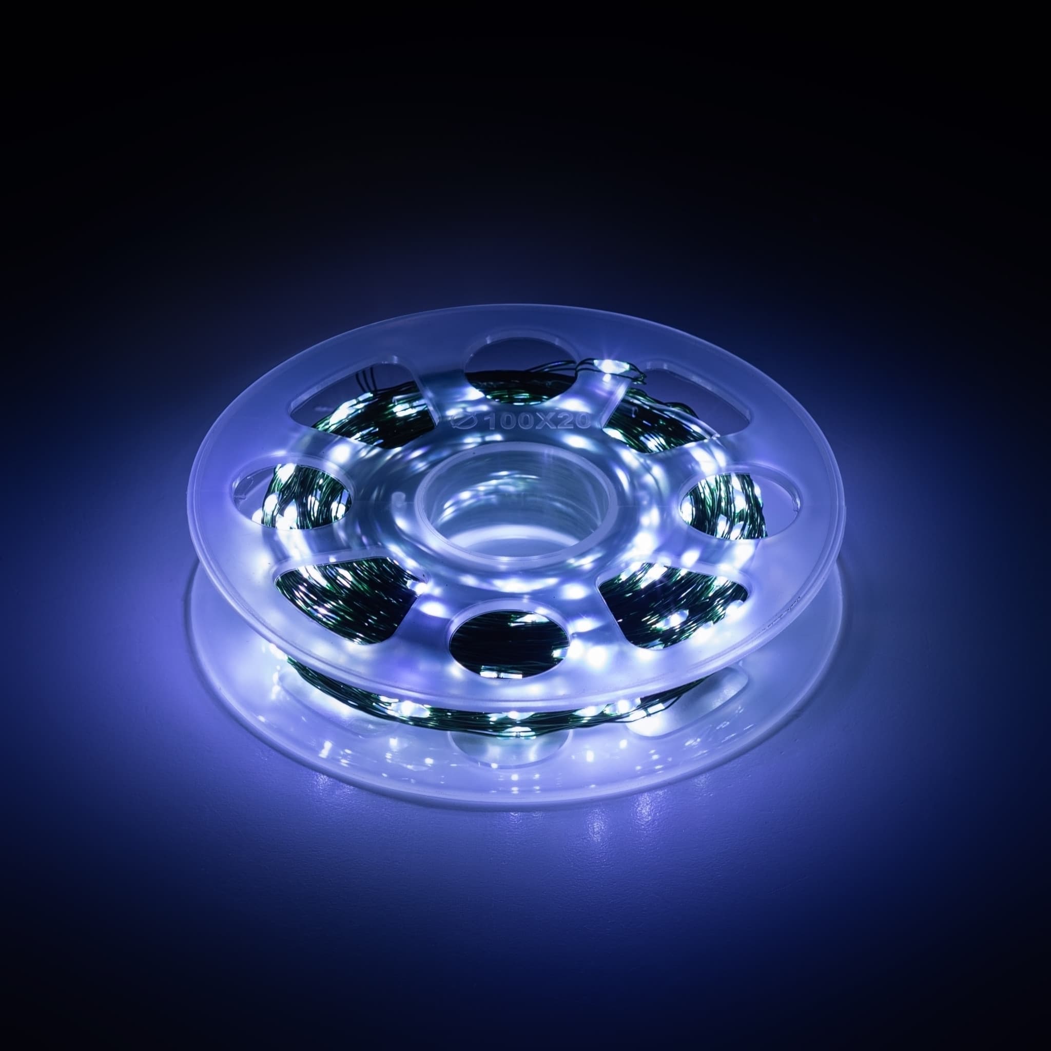 ЭРА Светодиодная новогодняя гирлянда ENIN-500W Нить холодный свет 50 м 500 microled IP44 220В