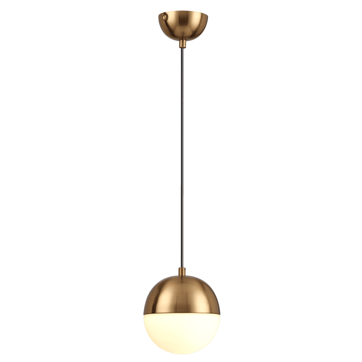 Odeon Light 4960/1 PENDANT ODL22 243 античн.бронза/металл/белый/стекло Подвес E27 1*40W PINGA — миниатюра 2